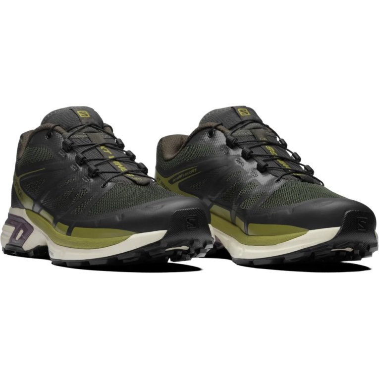 Tenis Salomon Xt-wings 2 Hombre Negros Verde Oliva | MX YXNP280